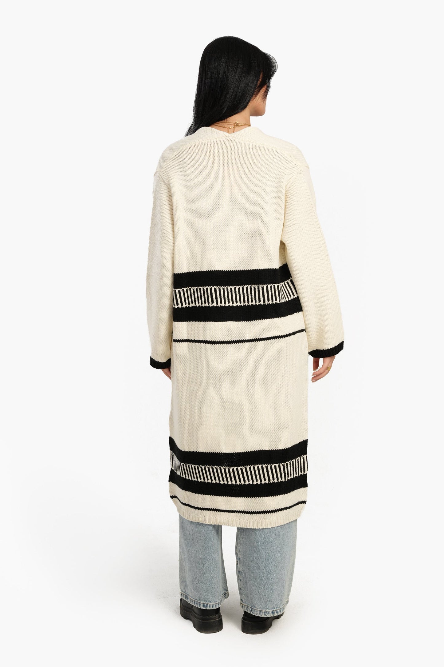 Off White Trico Long Cardigan