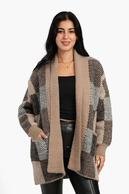 Open Front Trico Cardigan