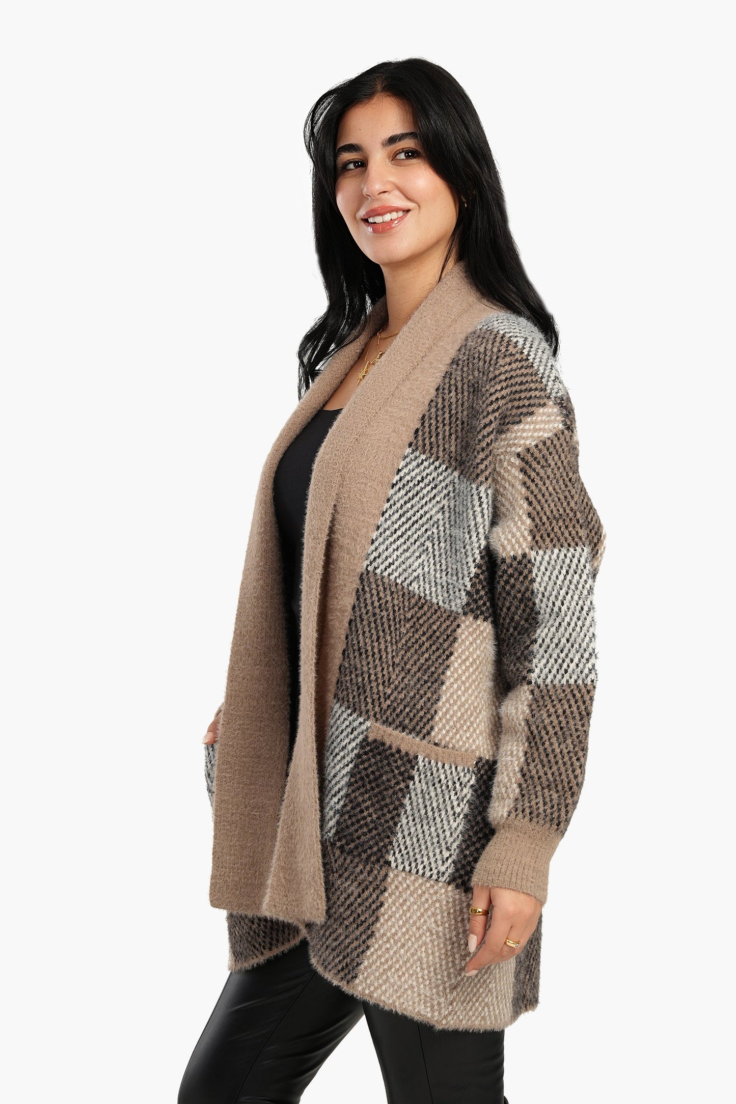 Open Front Trico Cardigan