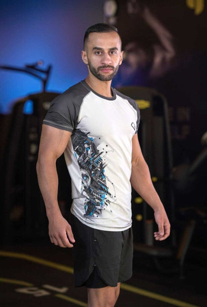 Cyber Wave Compression T-shirt