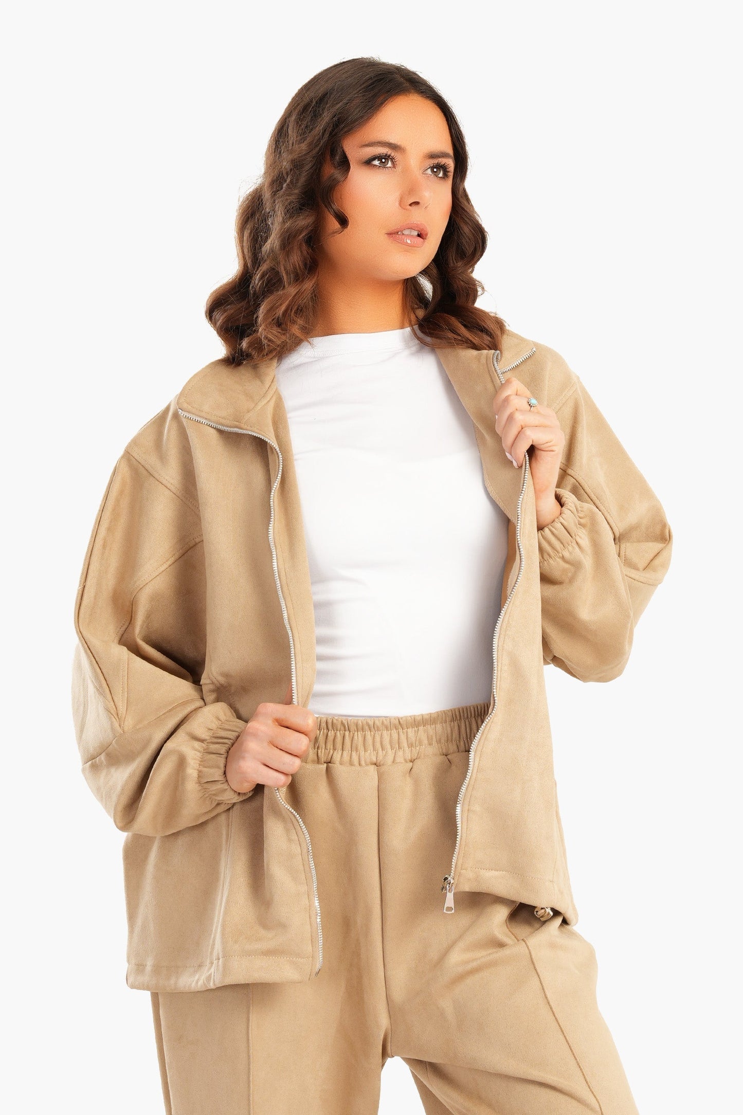 Suede Lounge Jacket