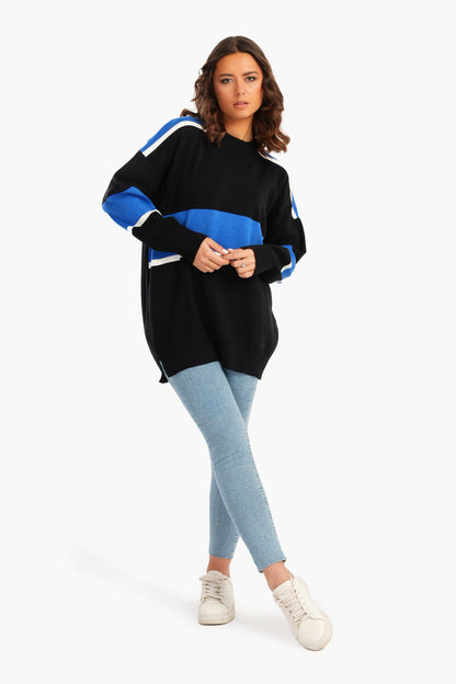 Tritone Lounge Sweater with Crew Neck