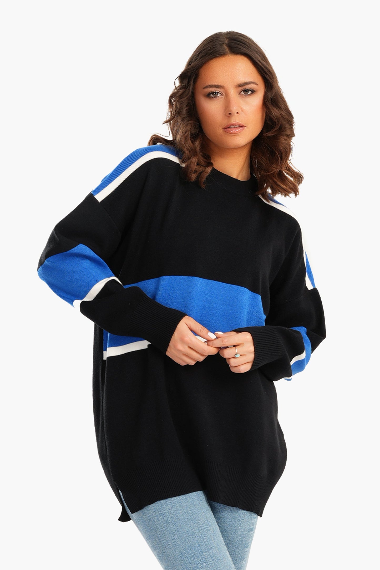 Tritone Lounge Sweater with Crew Neck