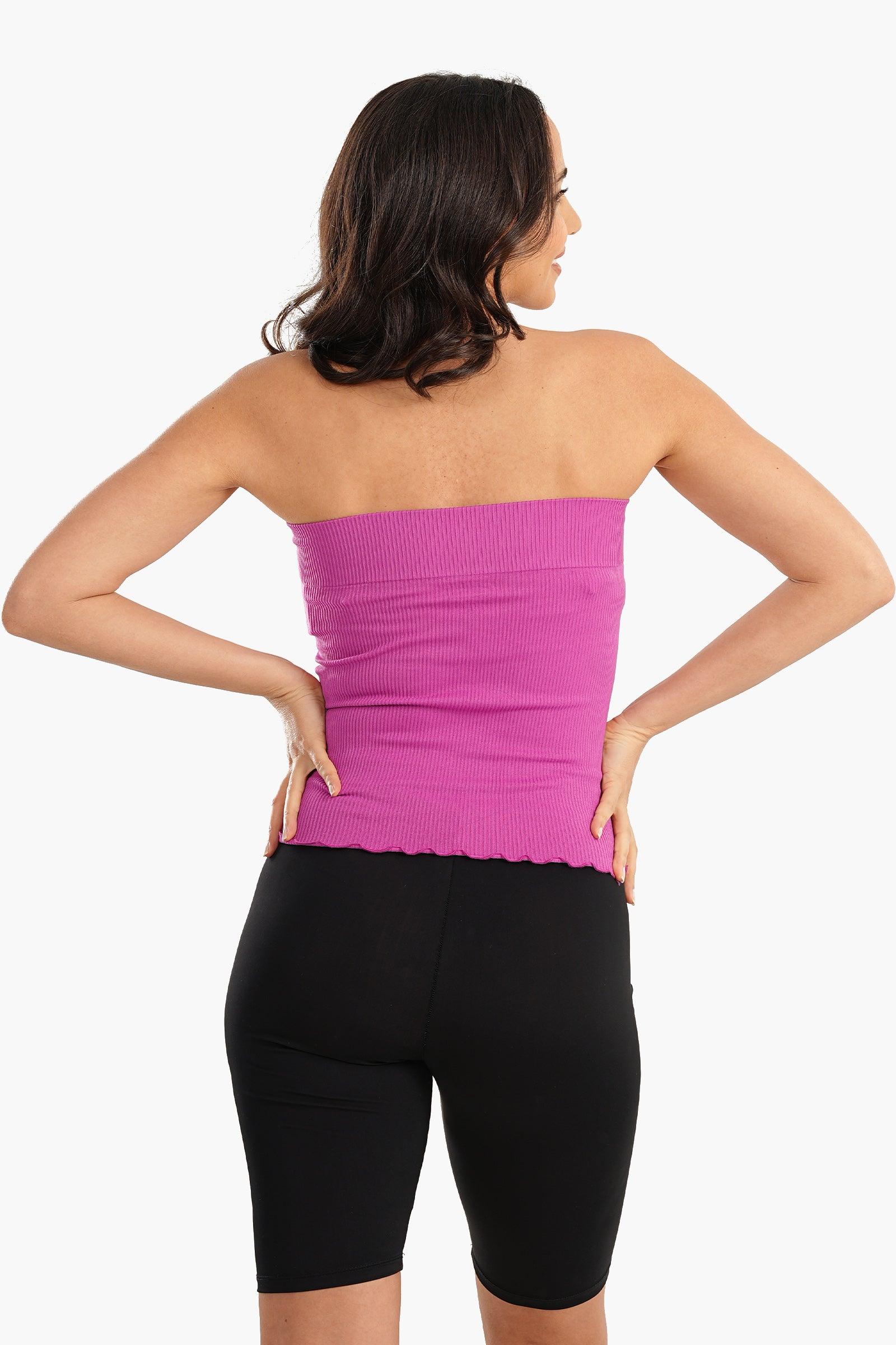 Strapless Ribbed Top - Carina - ÙƒØ§Ø±ÙŠÙ†Ø§