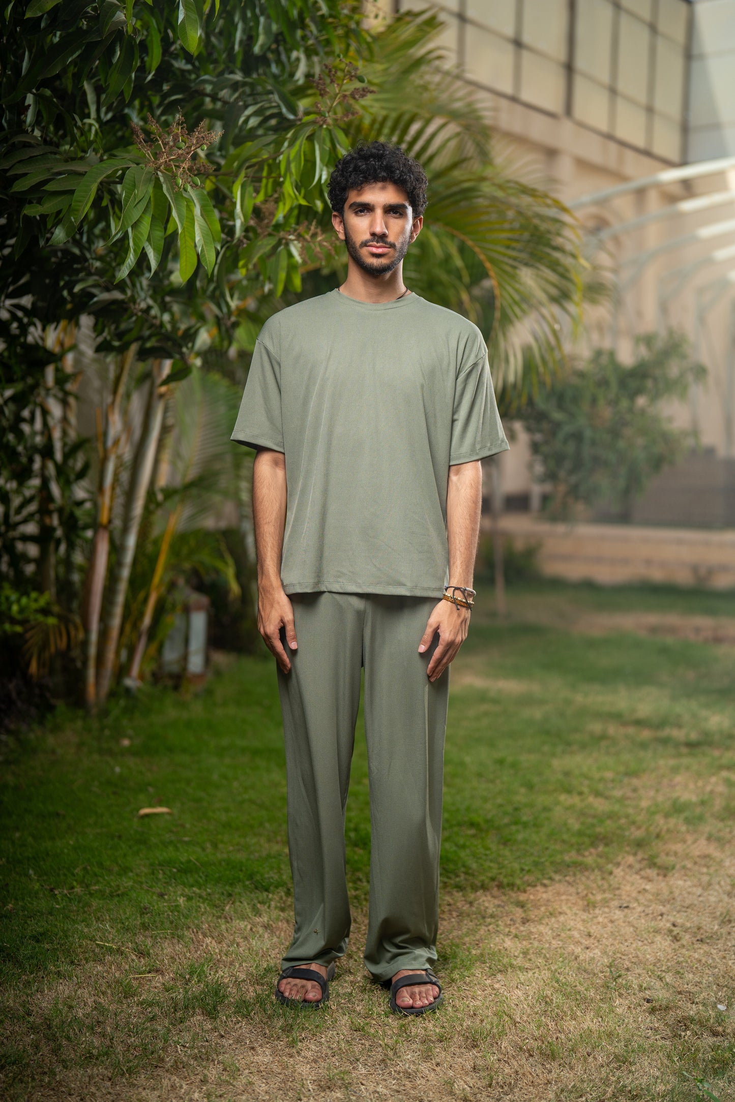 Oversized Pleated T-Shirt