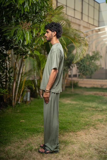 Oversized Pleated T-Shirt