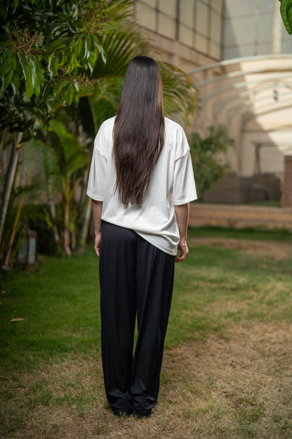 Oversized Pleated T-Shirt