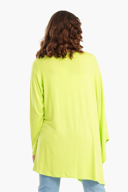 Plain Blouse with Batwing Sleeve