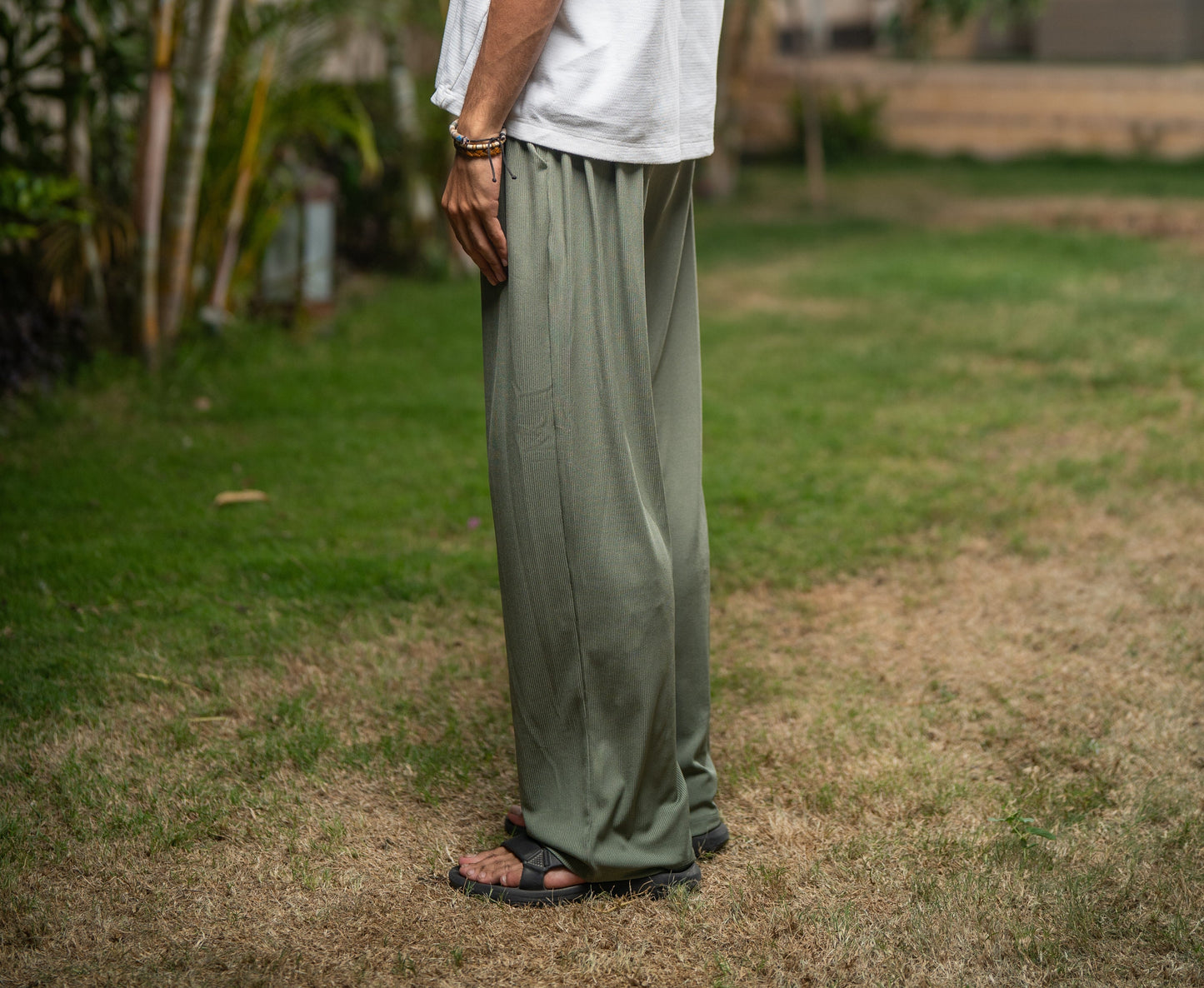 Wide Leg Pleated Pants