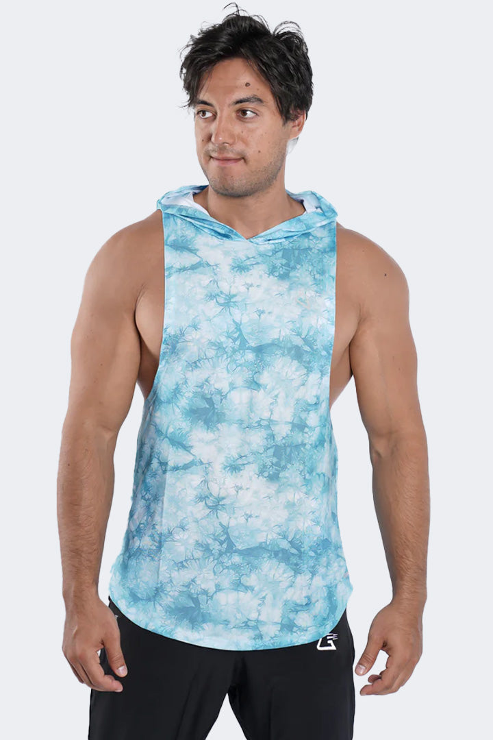 Synthetic Evolve Sky Sleeveless T-Shirt - Multicolor