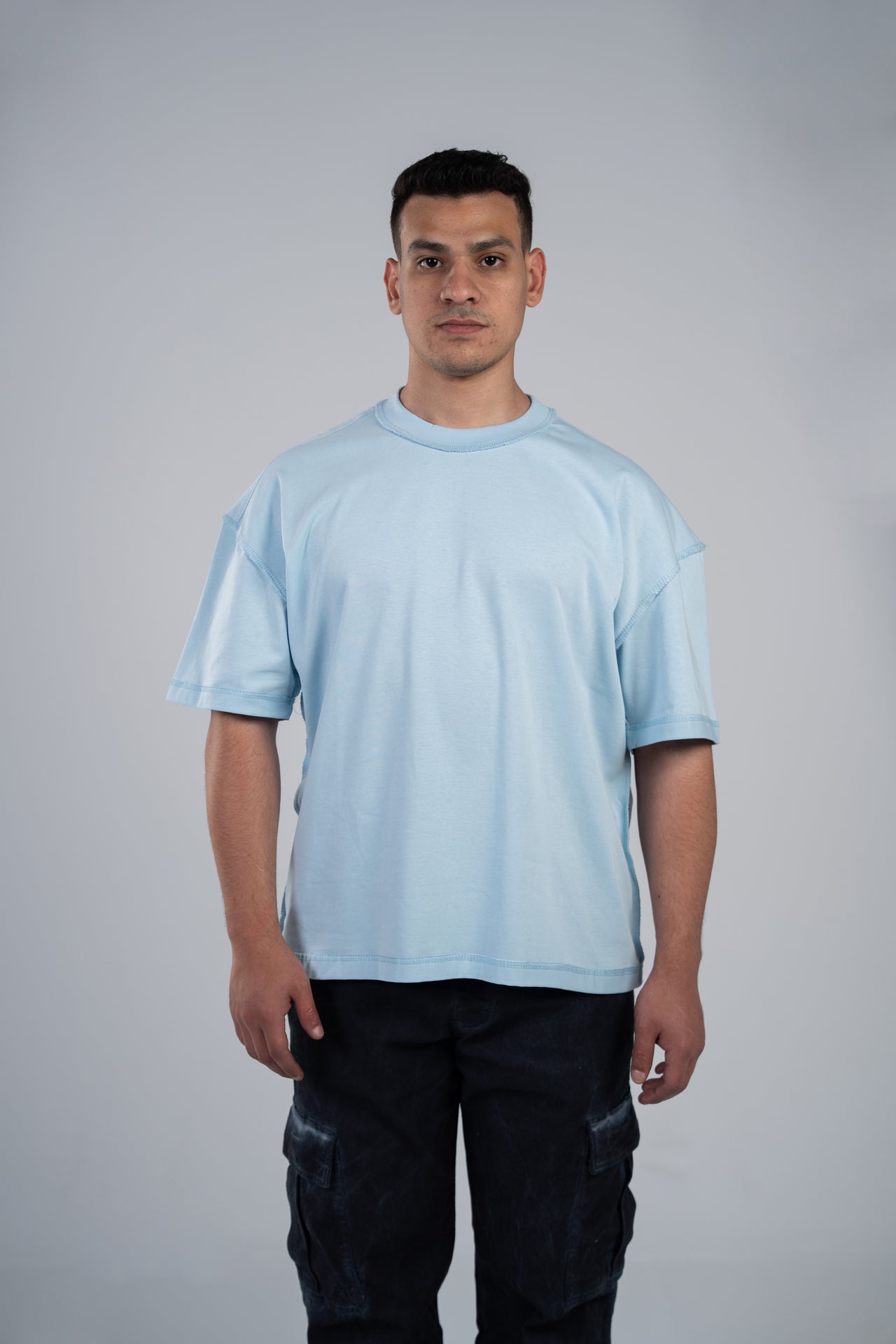 Cotton Inverted Oversized T-Shirt