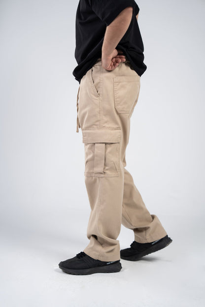 Gabardine Cargo Pants