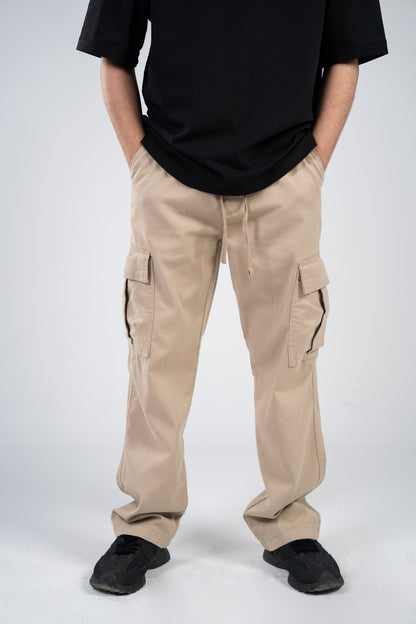 Gabardine Cargo Pants