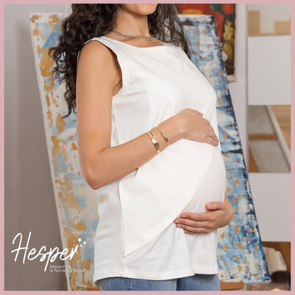 Essential Ease Sleeveless Nursing & Maternity Shirt