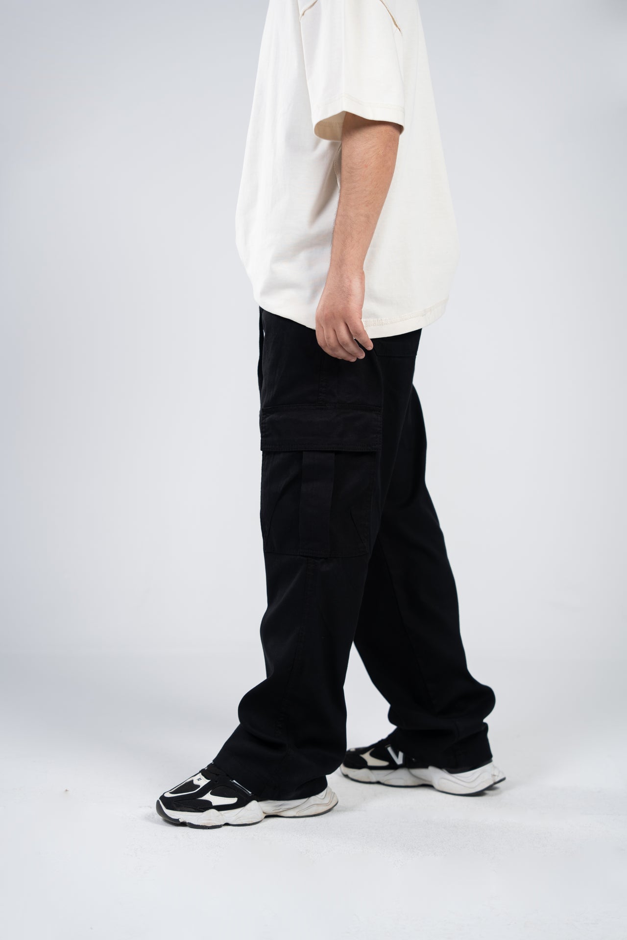 Gabardine Cargo Pants