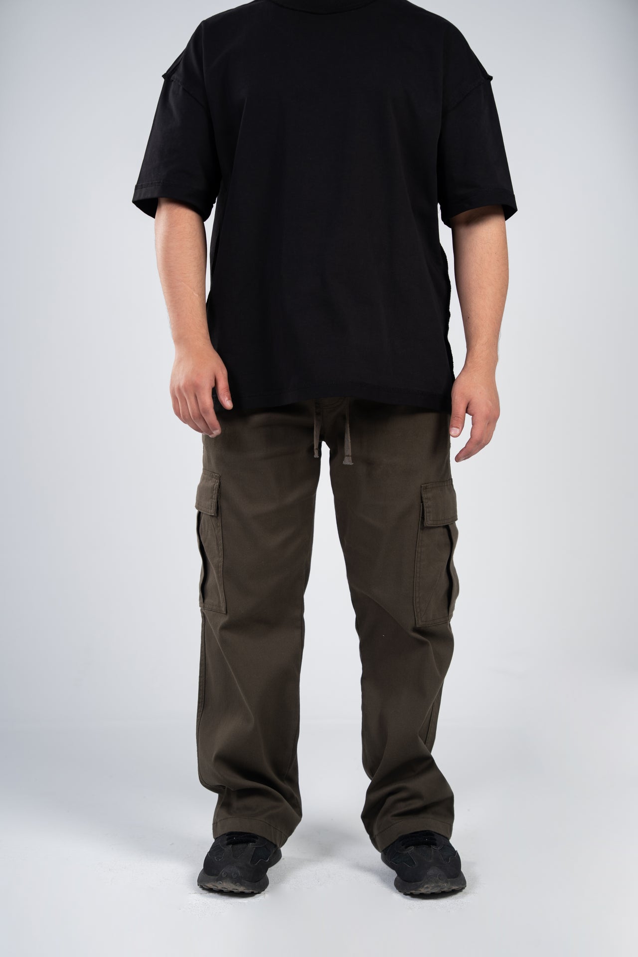 Gabardine Cargo Pants