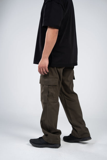 Gabardine Cargo Pants