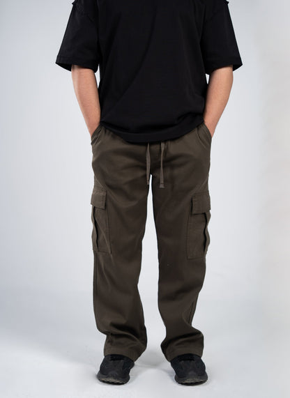Gabardine Cargo Pants