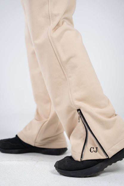 Cotton Zip Pants