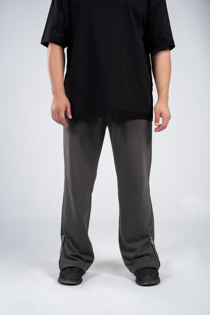 Cotton Zip Pants