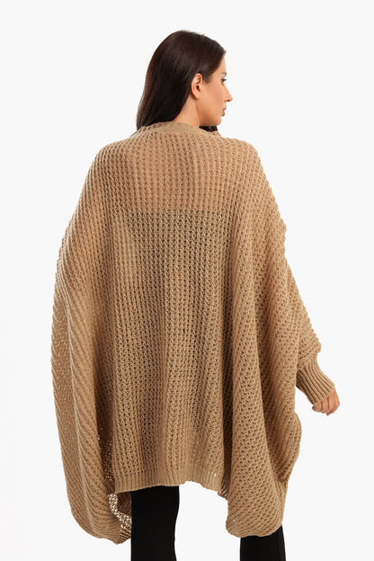 Poncho with Closed Cuffs