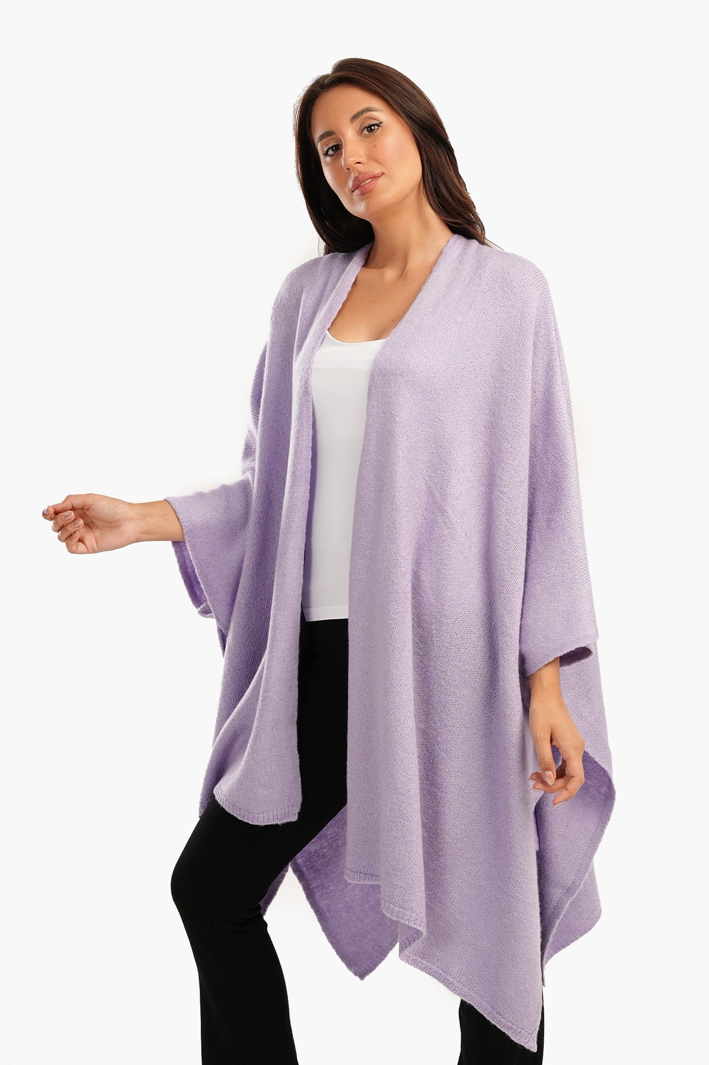 Wool Knitted Poncho