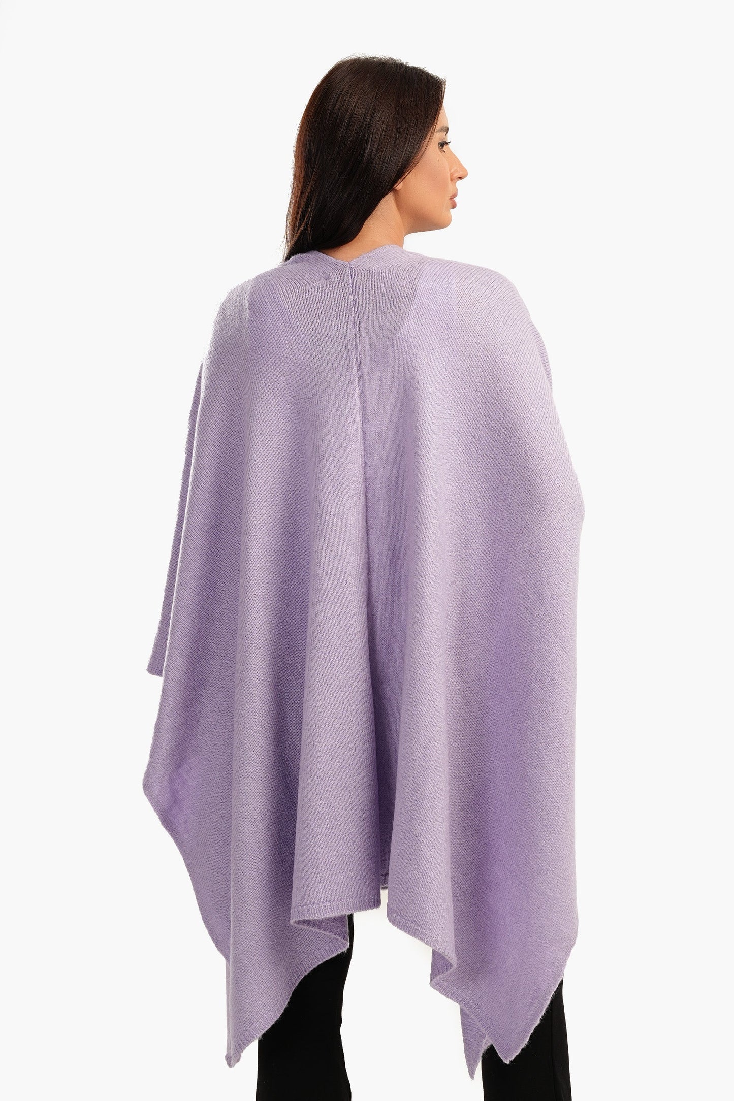 Wool Knitted Poncho