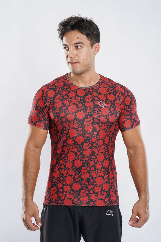 Flame Grid T-shirt