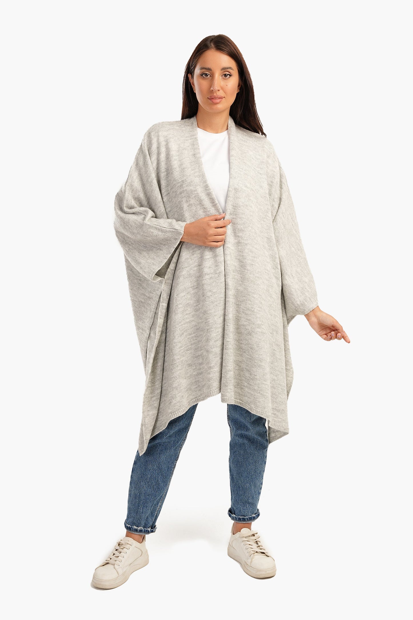 Wool Knitted Poncho