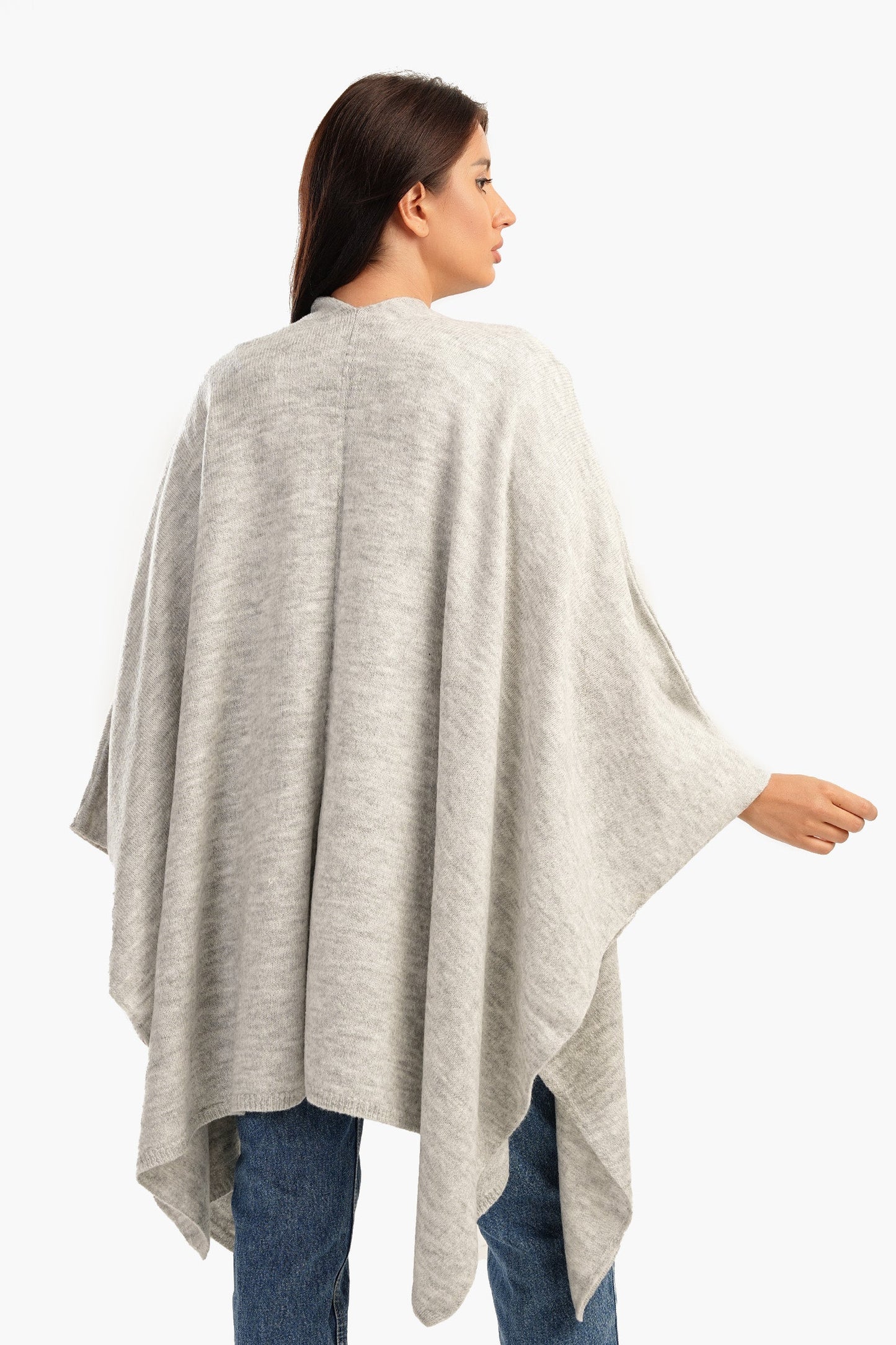 Wool Knitted Poncho