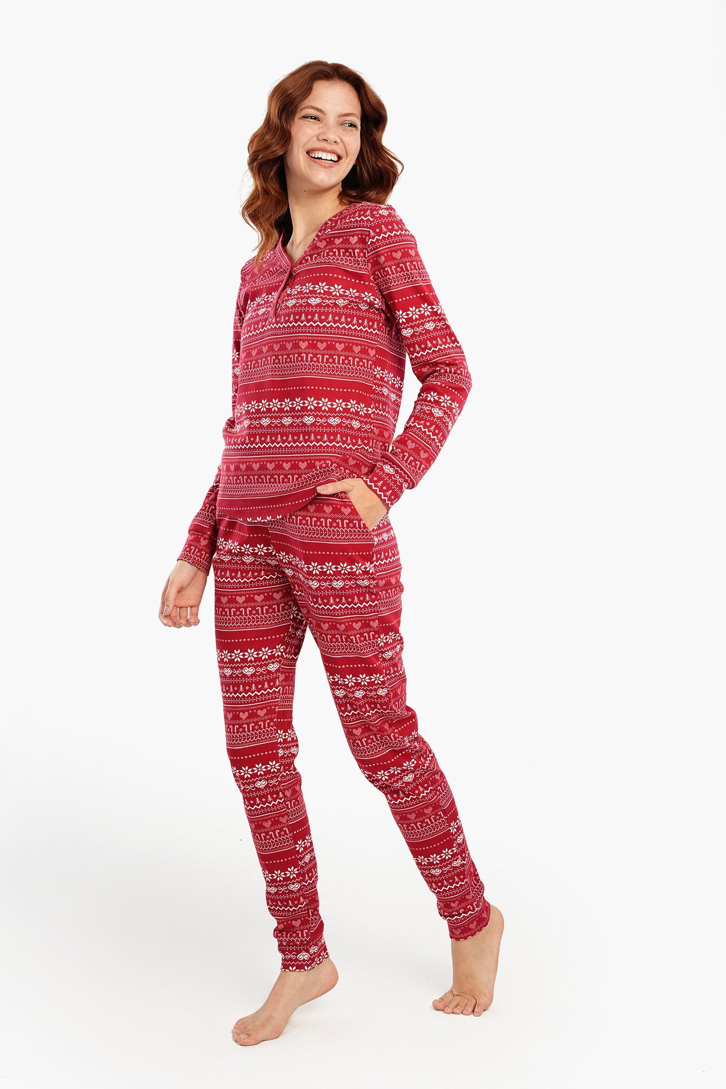 Christmas All Over Print Pyjama Set