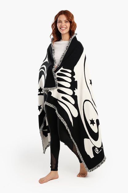 The Black & White Throw Blanket