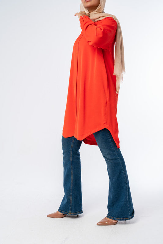 Long Flowy Basic Top