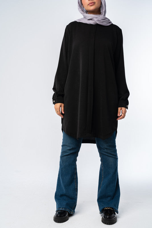 Long Flowy Basic Top