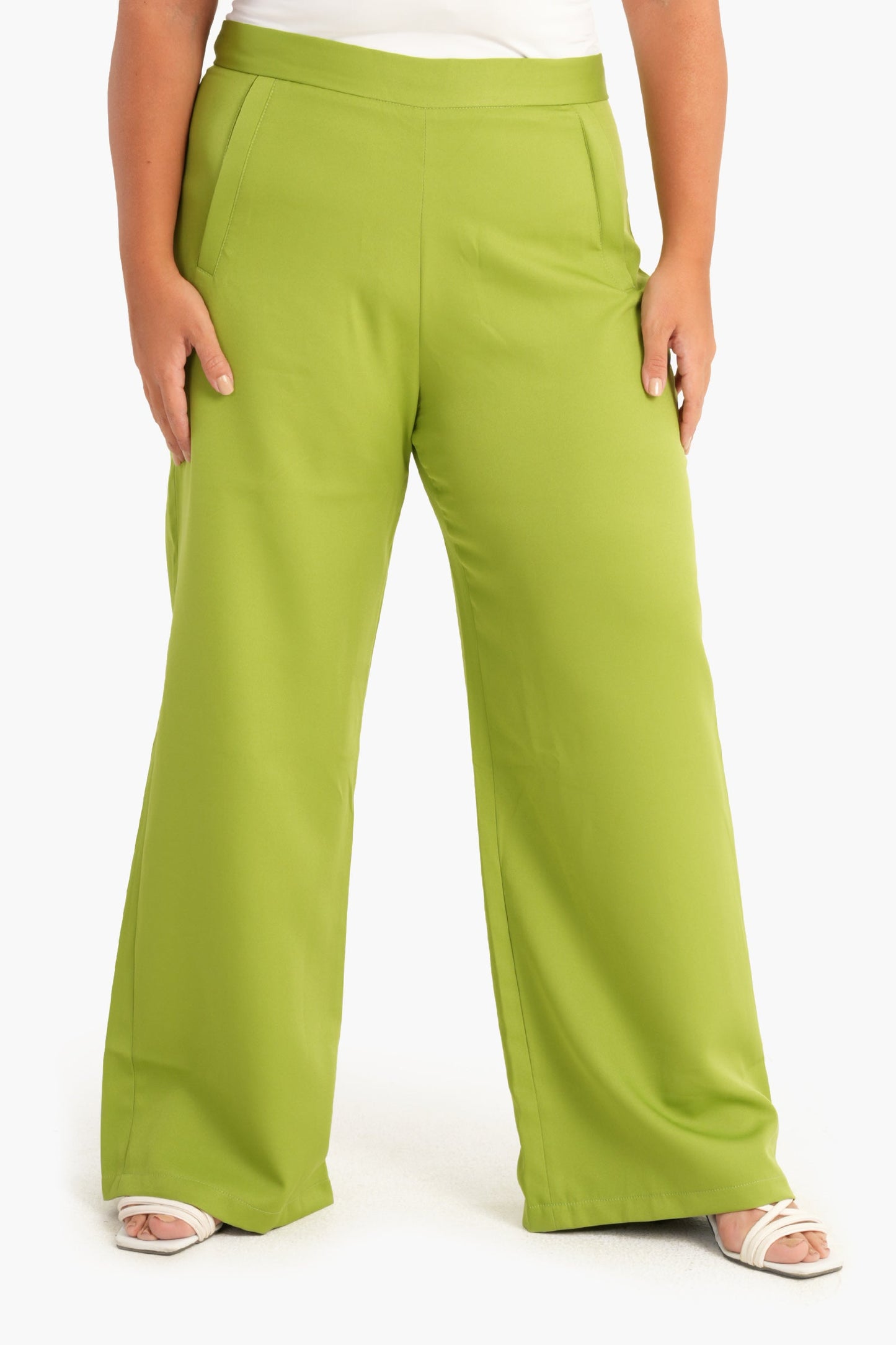 Pants with Side Zipper