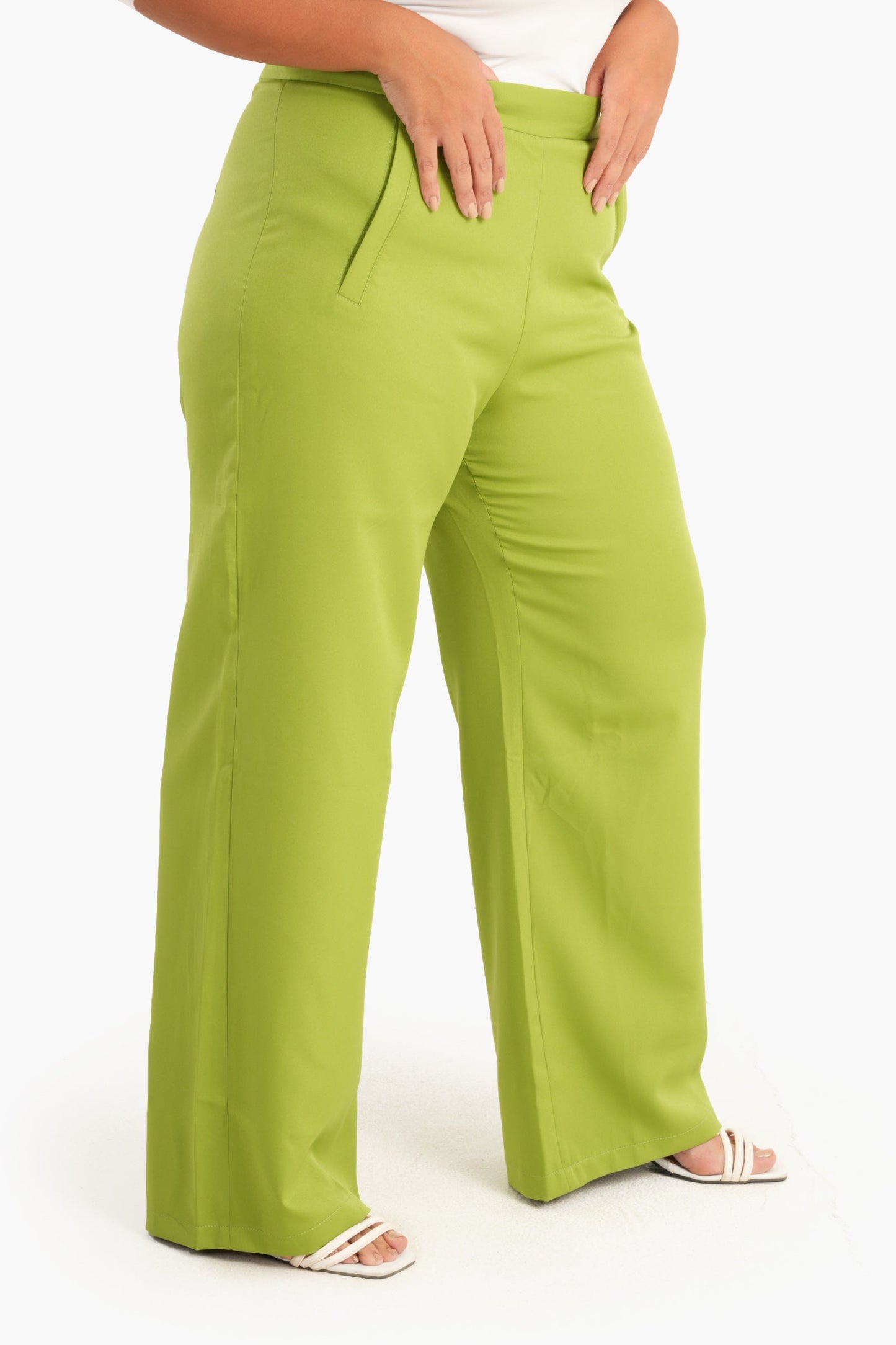 Pants with Side Zipper