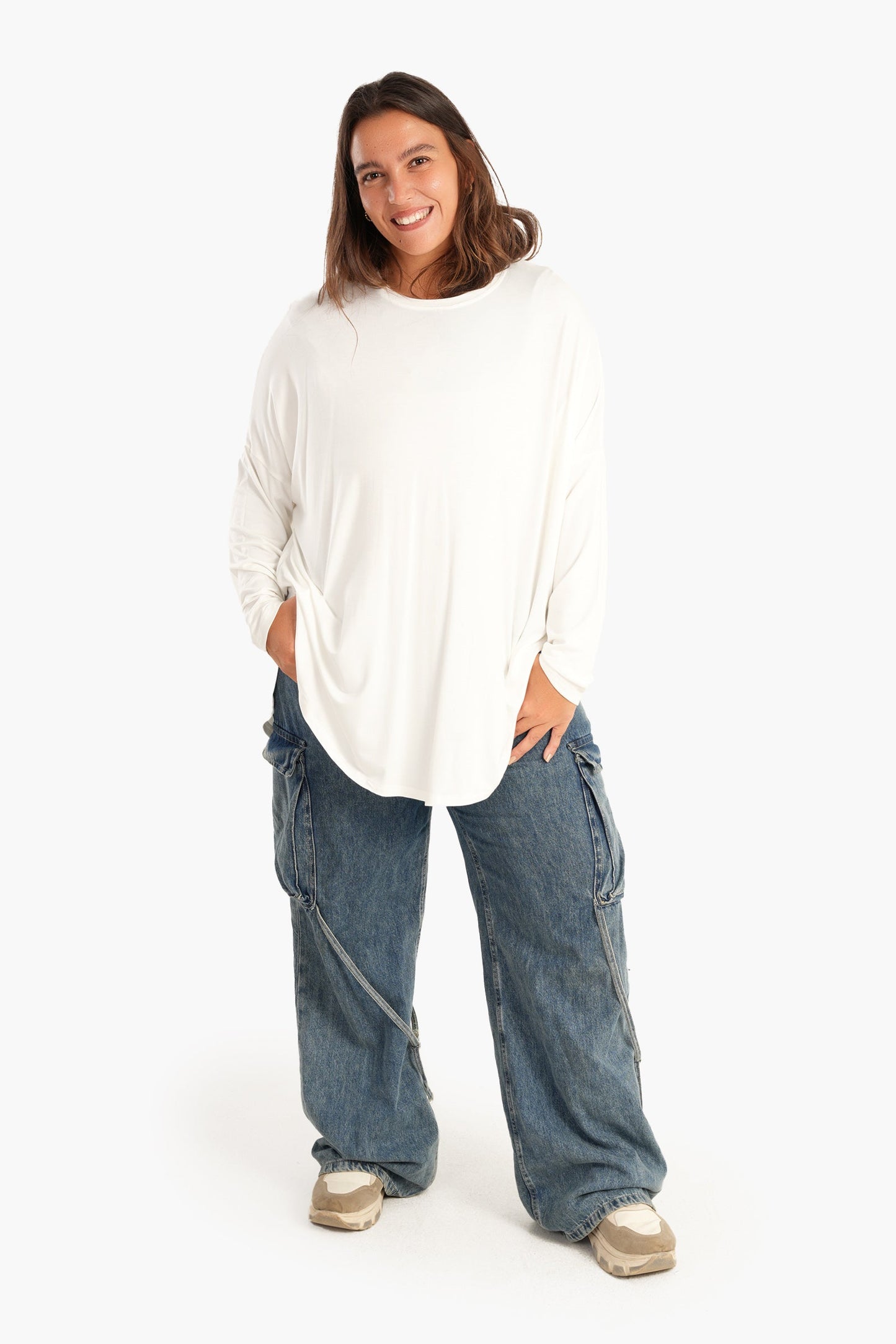 Long Sleeves Plain T-Shirt