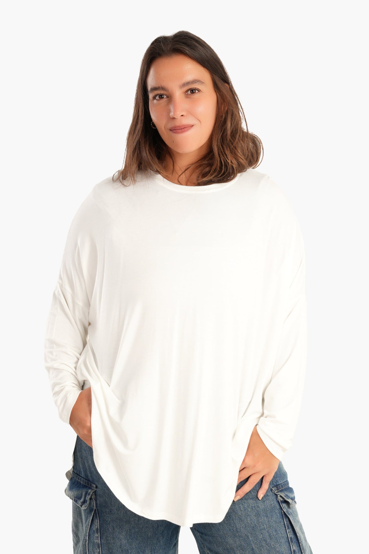 Long Sleeves Plain T-Shirt