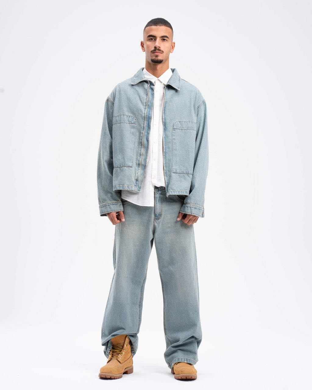 Denim Unisex Jacket – Light Blue