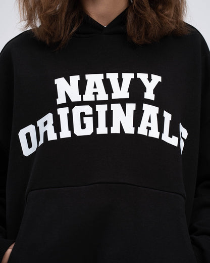 Unisex Varsity Hoodie - Black