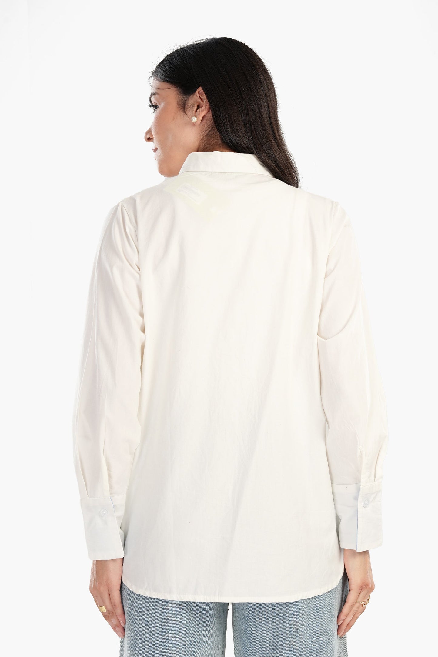 Poplin Shirt with Side Vents