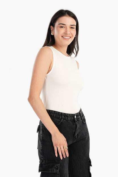 Round Neck Basic Top