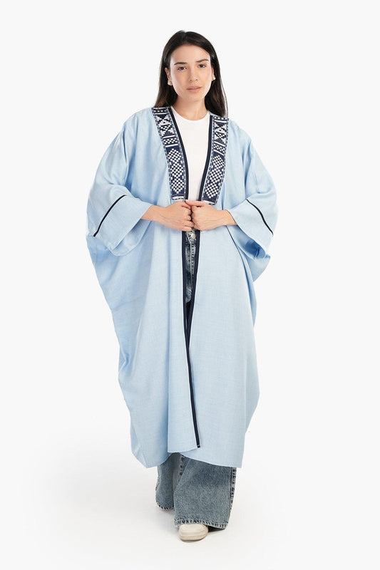 Light Blue One Size Kimono