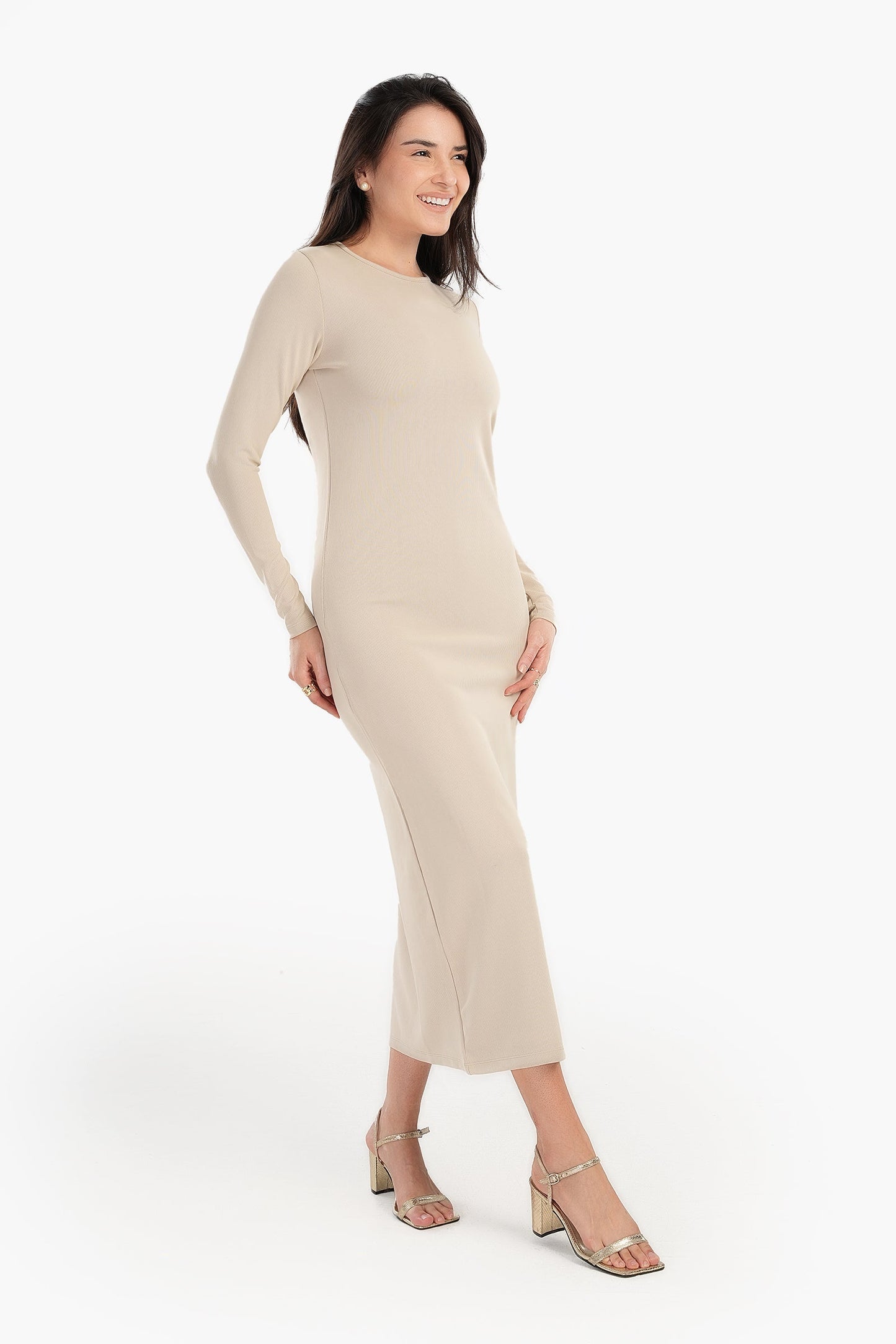 Slim Fit Slip on Dress