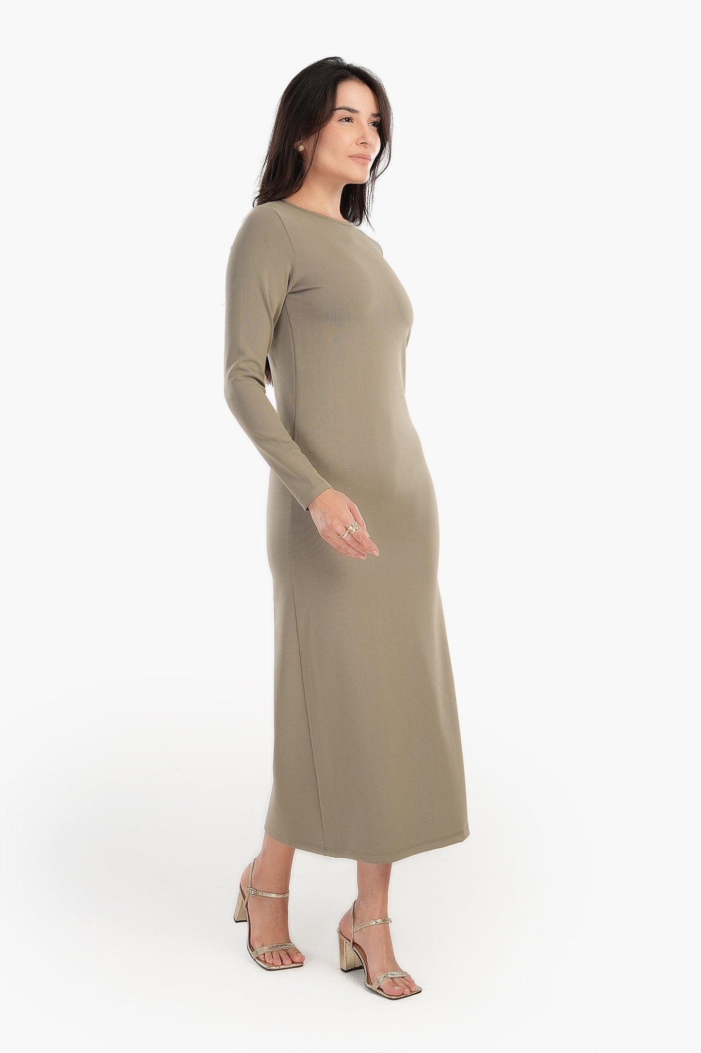 Slim Fit Slip on Dress