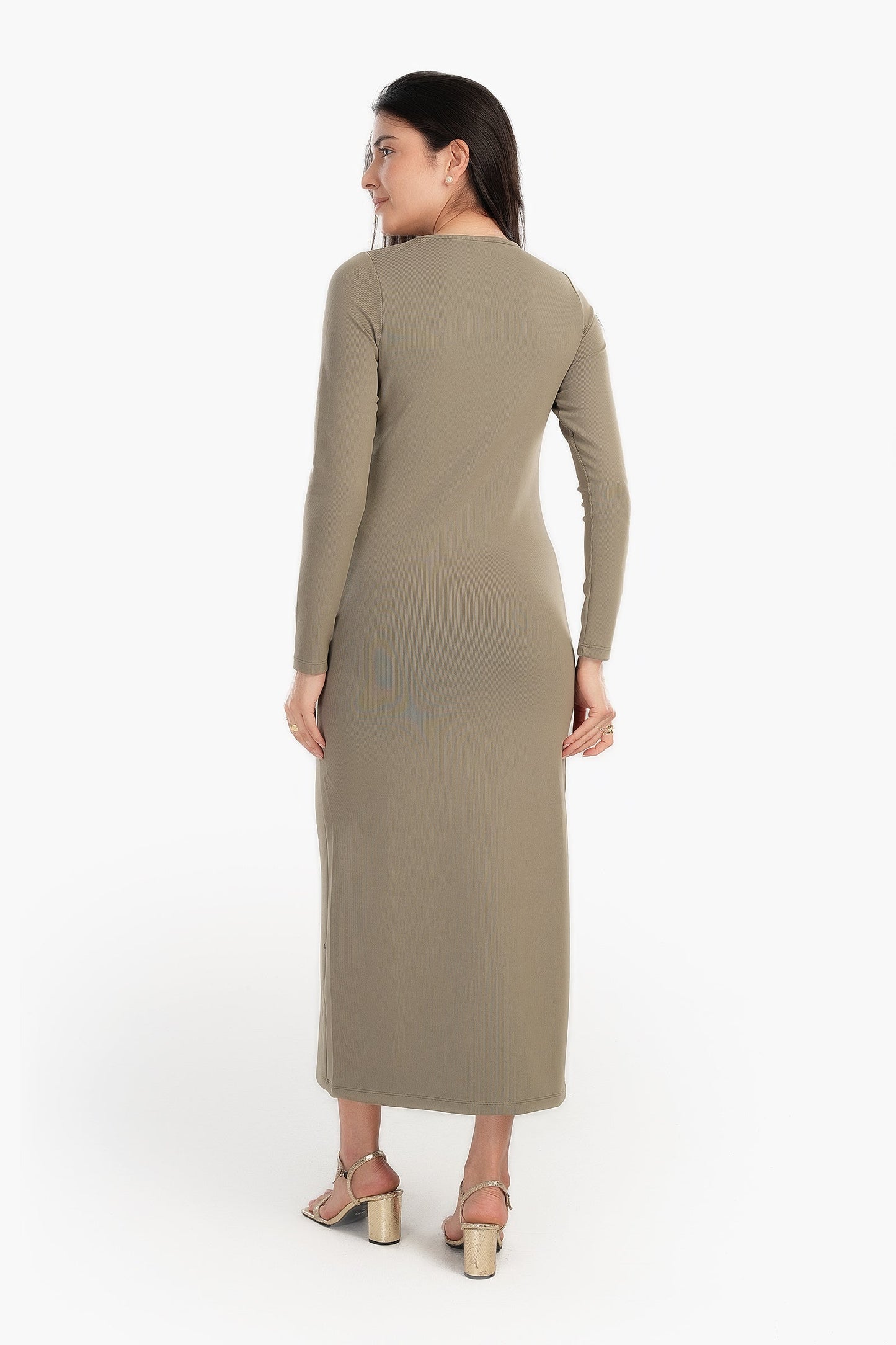 Slim Fit Slip on Dress