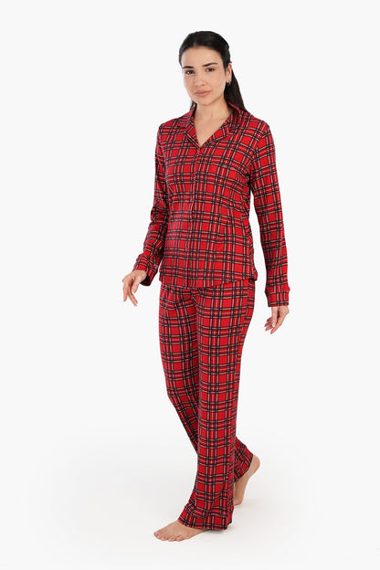 Checkered Classic Pyjama Set