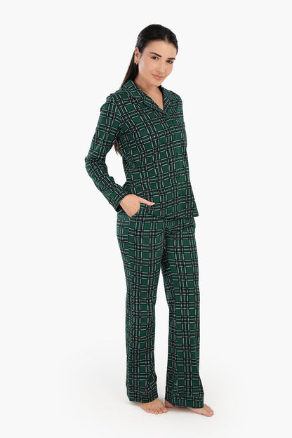 Checkered Classic Pyjama Set