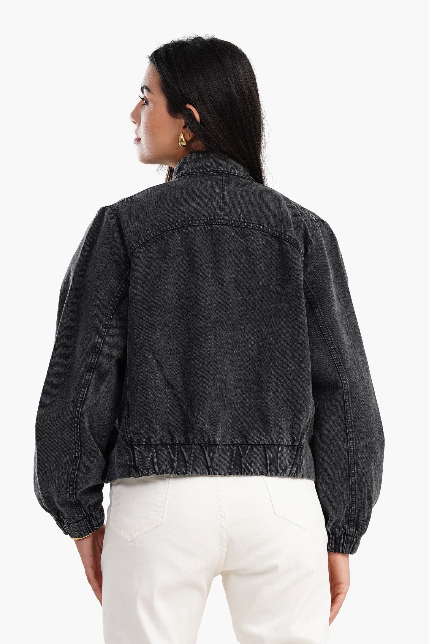 Bomber Denim Jacket