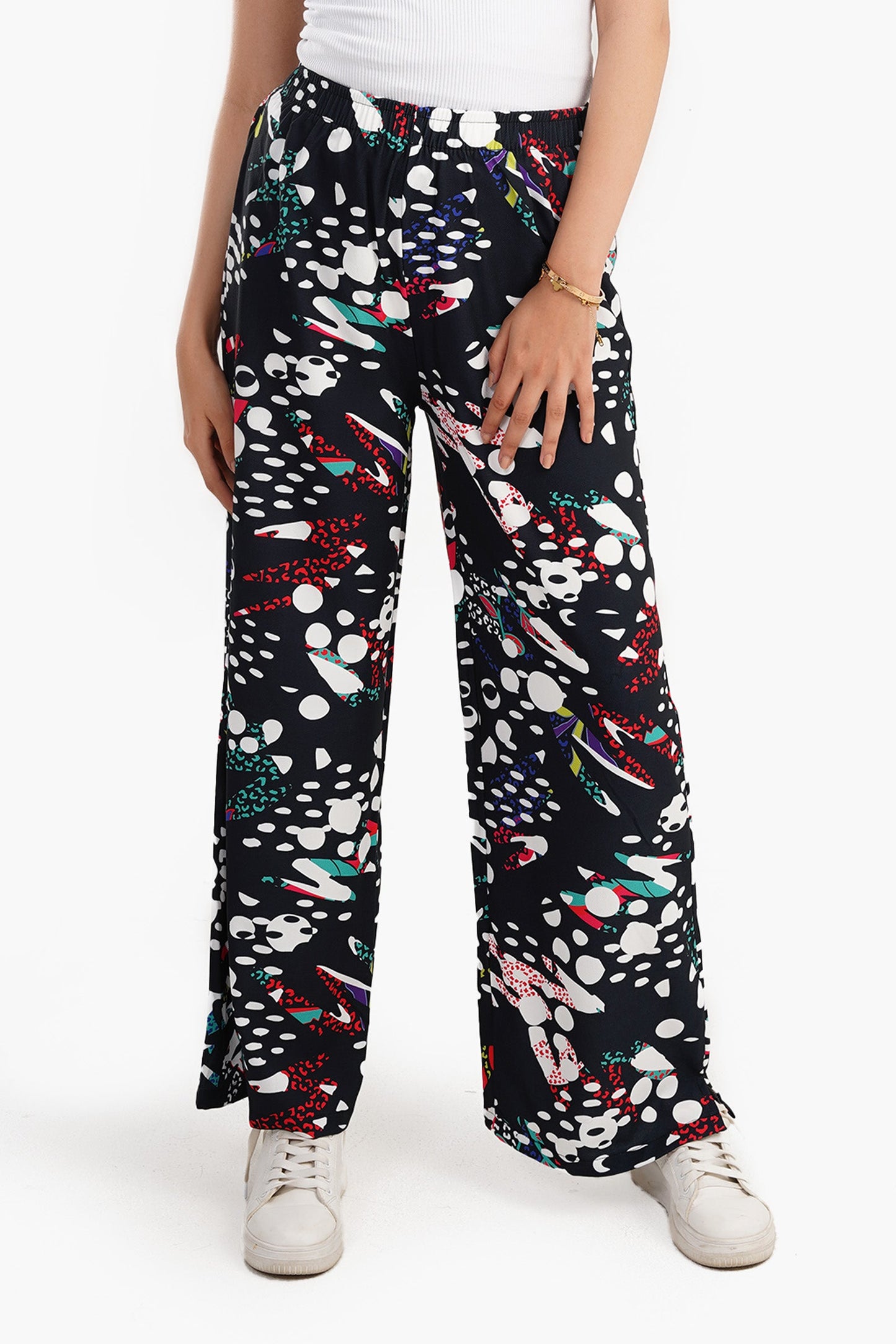 Crepe Printed Pants